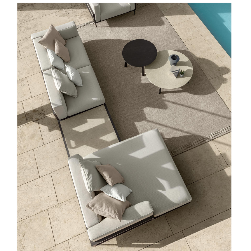 Wood Legged Outdoor Coffee Table | Talenti CleoSoft | Italianfurniture.com
