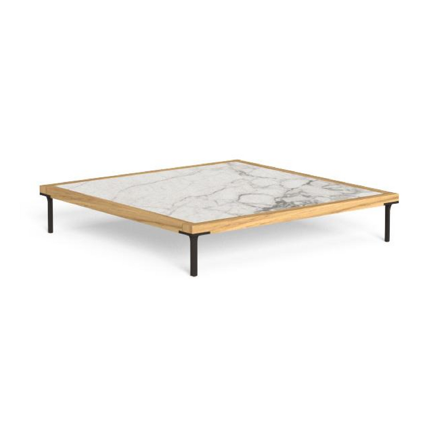 Wood Legged Outdoor Coffee Table | Talenti CleoSoft | Italianfurniture.com