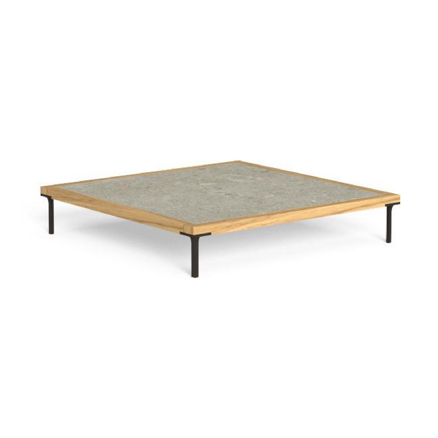 Wood Legged Outdoor Coffee Table | Talenti CleoSoft | Italianfurniture.com