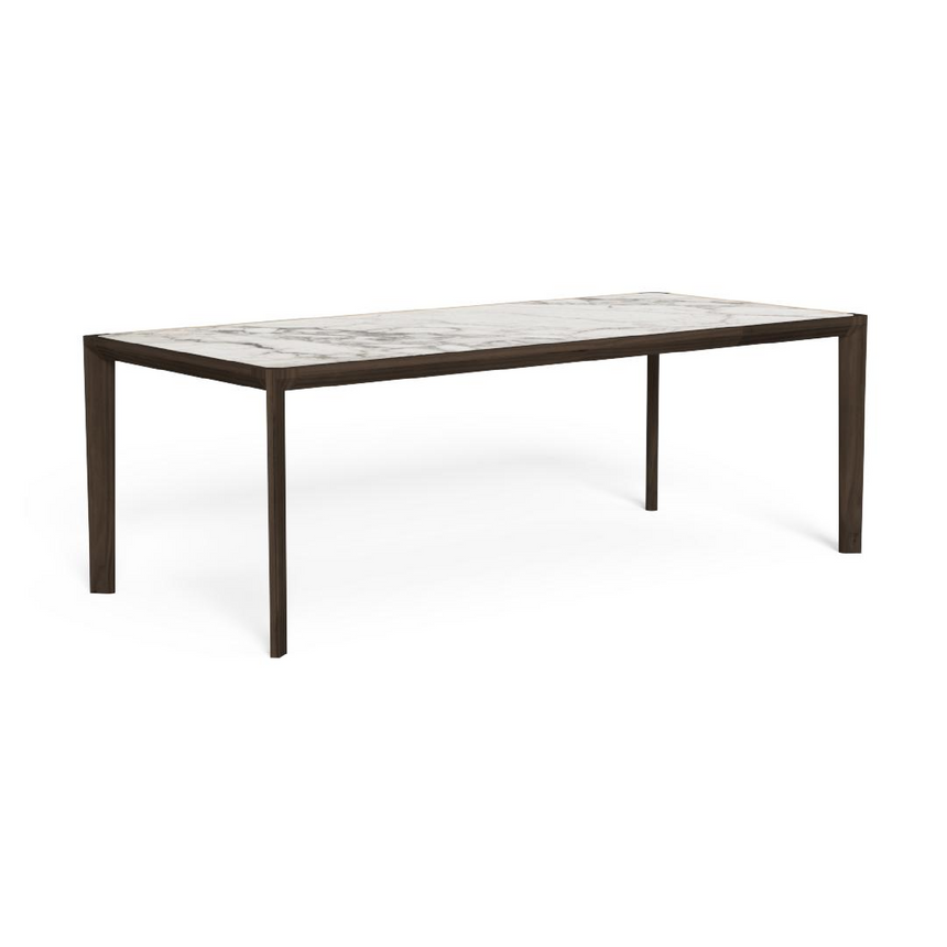 Wood Framed Outdoor Dining Table | Talenti CleoSoft | Italianfurniture.com