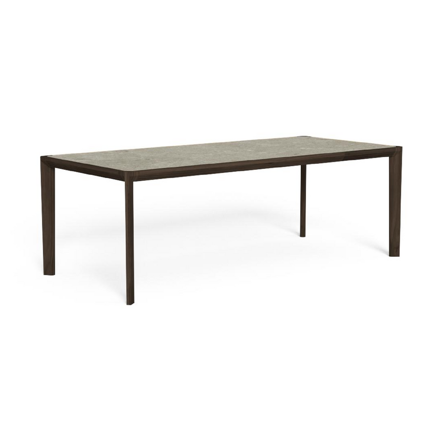 Wood Framed Outdoor Dining Table | Talenti CleoSoft | Italianfurniture.com