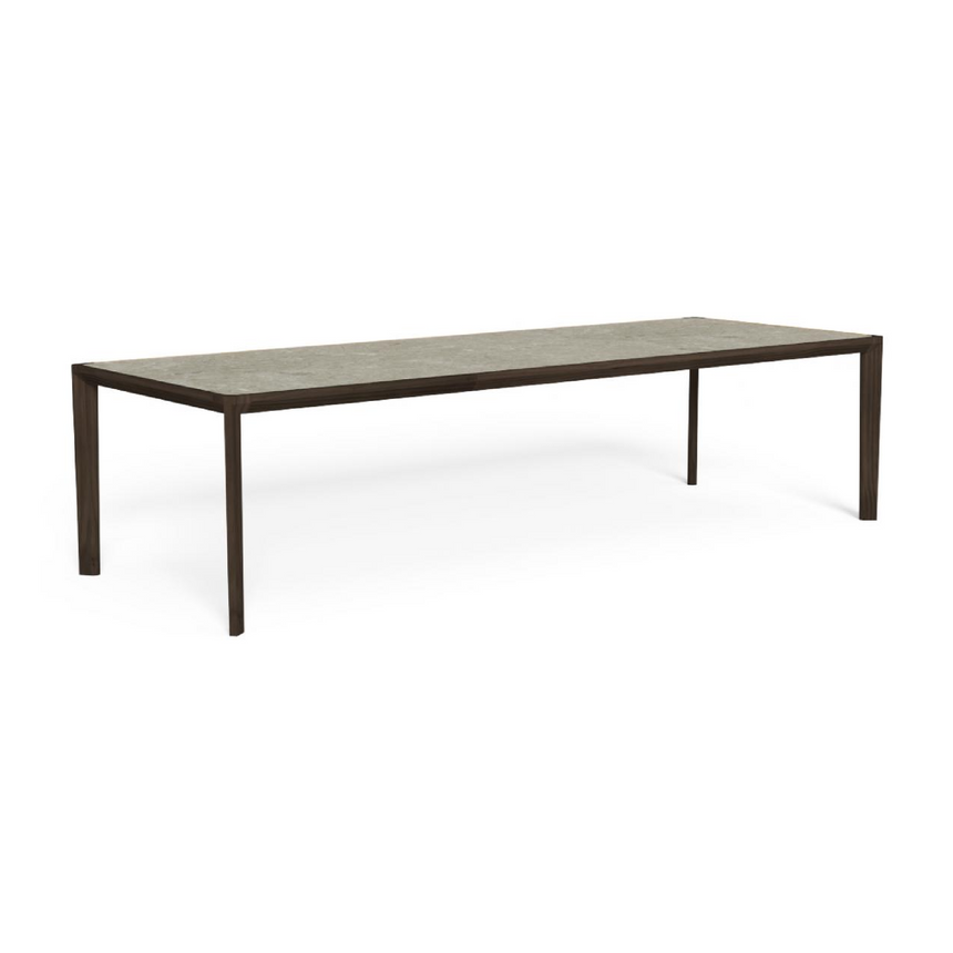 Wood Framed Outdoor Dining Table | Talenti CleoSoft | Italianfurniture.com