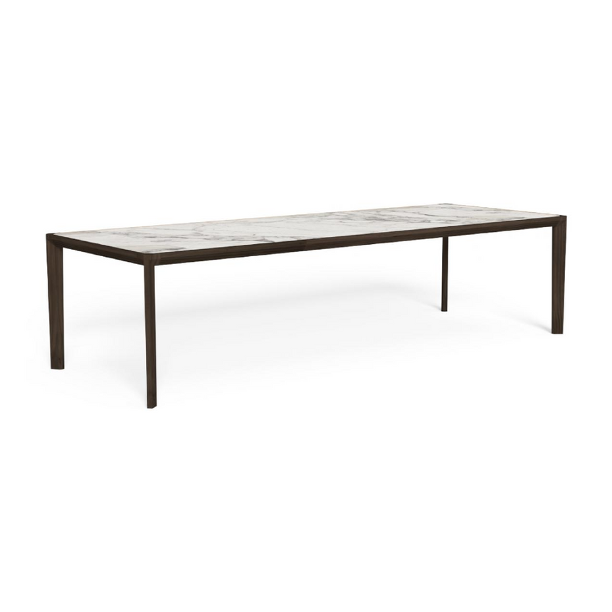 Wood Framed Outdoor Dining Table | Talenti CleoSoft | Italianfurniture.com