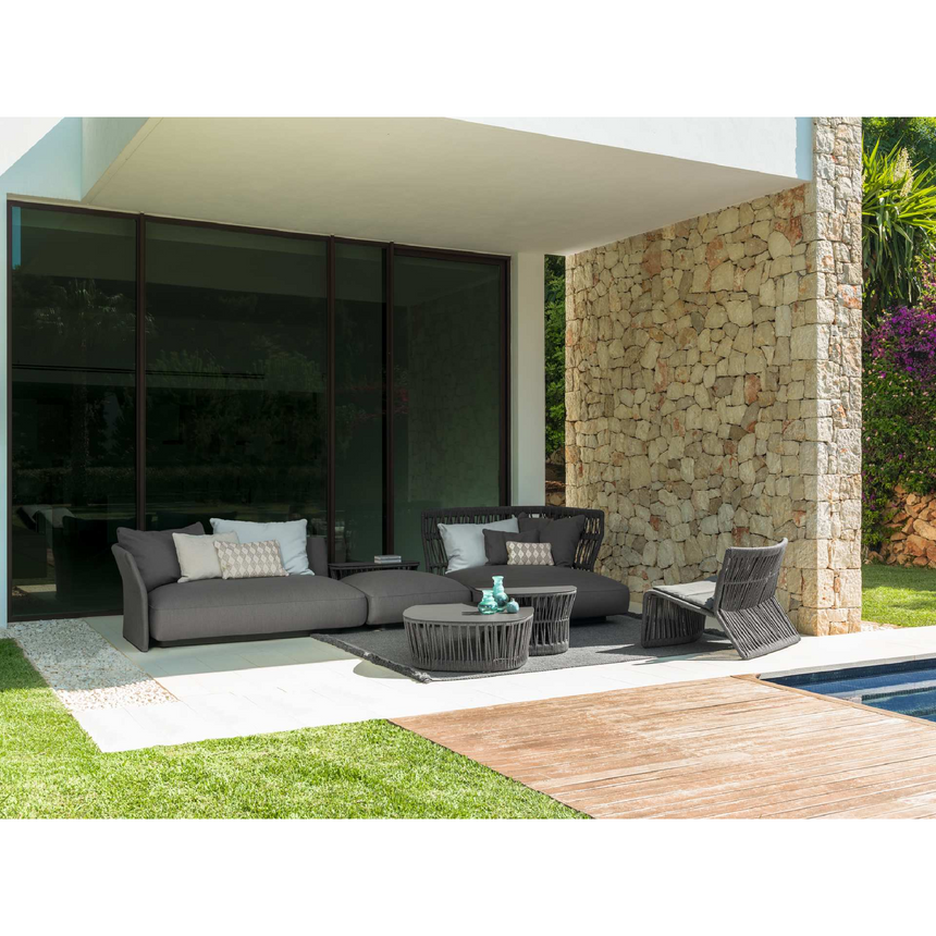 Rope Back Outdoor Modular Sofa | Talenti Cliff | Italianfurniture.com