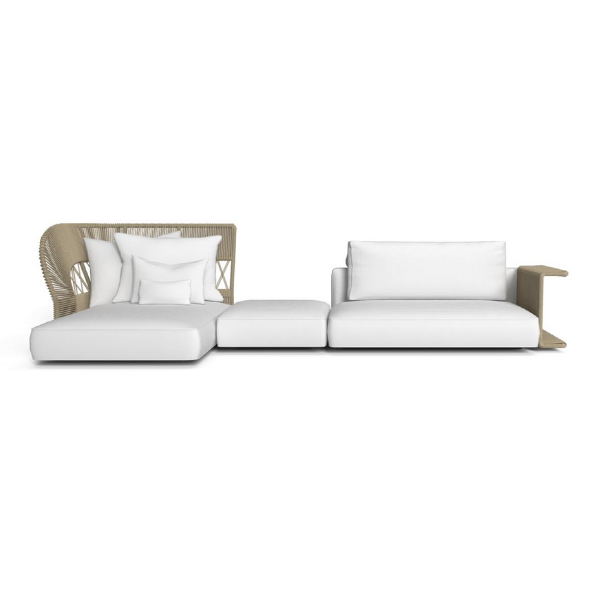 Padded Outdoor Modular Sofa | Talenti Cliff Dèco | Italianfurniture.com