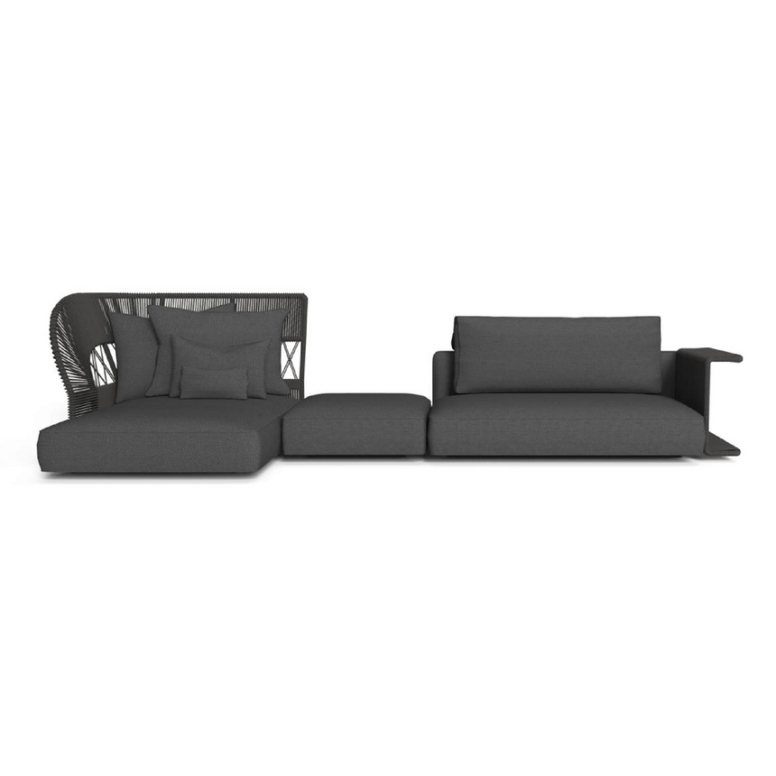Padded Outdoor Modular Sofa | Talenti Cliff Dèco | Italianfurniture.com