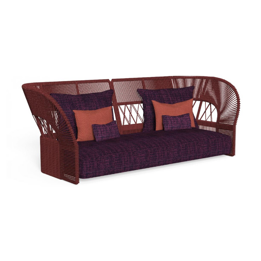 Braided Rope Outdoor Sofa | Talenti Cliff Dèco | Italianfurniture.com