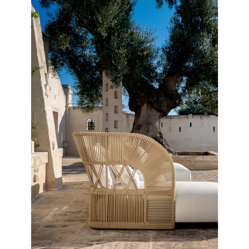 Braided Rope Outdoor Sofa | Talenti Cliff Dèco | Italianfurniture.com