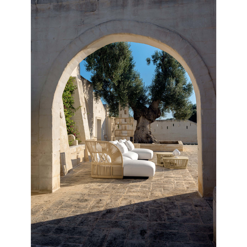 Braided Rope Outdoor Sofa | Talenti Cliff Dèco | Italianfurniture.com