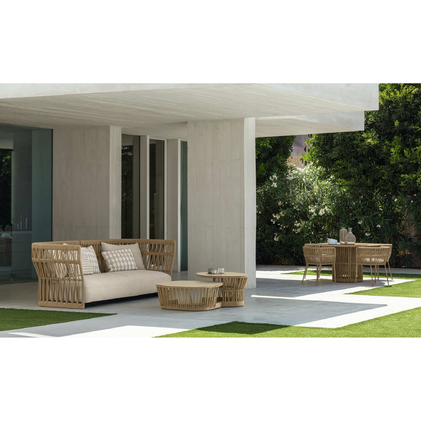Braided Rope Outdoor Sofa | Talenti Cliff | Italianfurniture.com