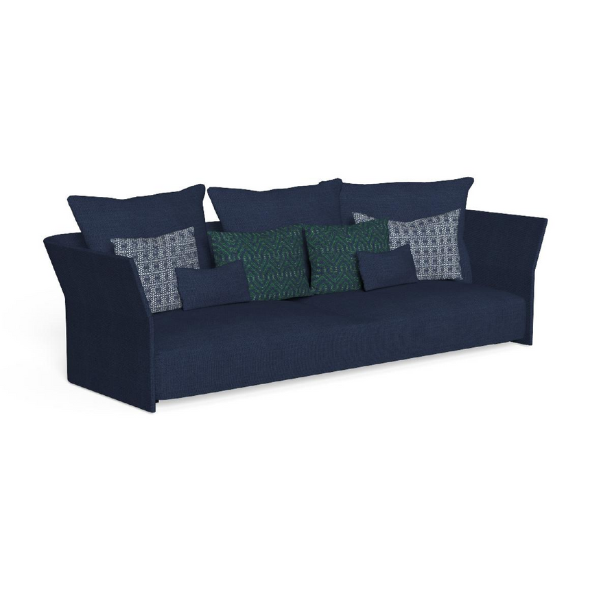 Printed Fabric 3-Seater Outdoor Sofa | Talenti Cliff | Italianfurniture.com