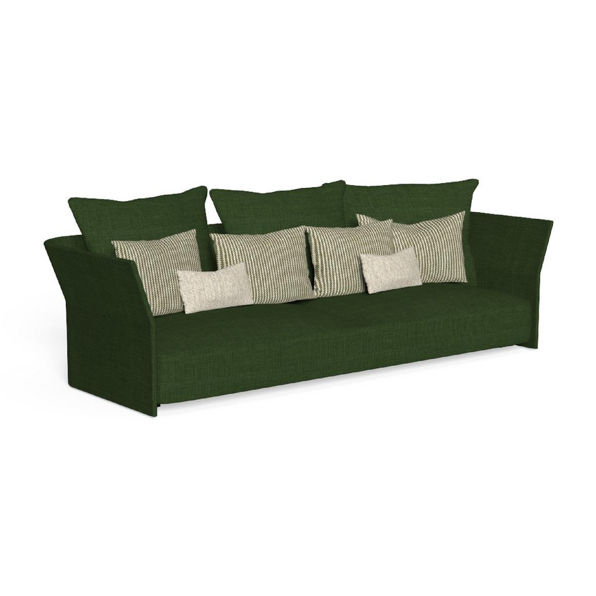 Printed Fabric 3-Seater Outdoor Sofa | Talenti Cliff | Italianfurniture.com