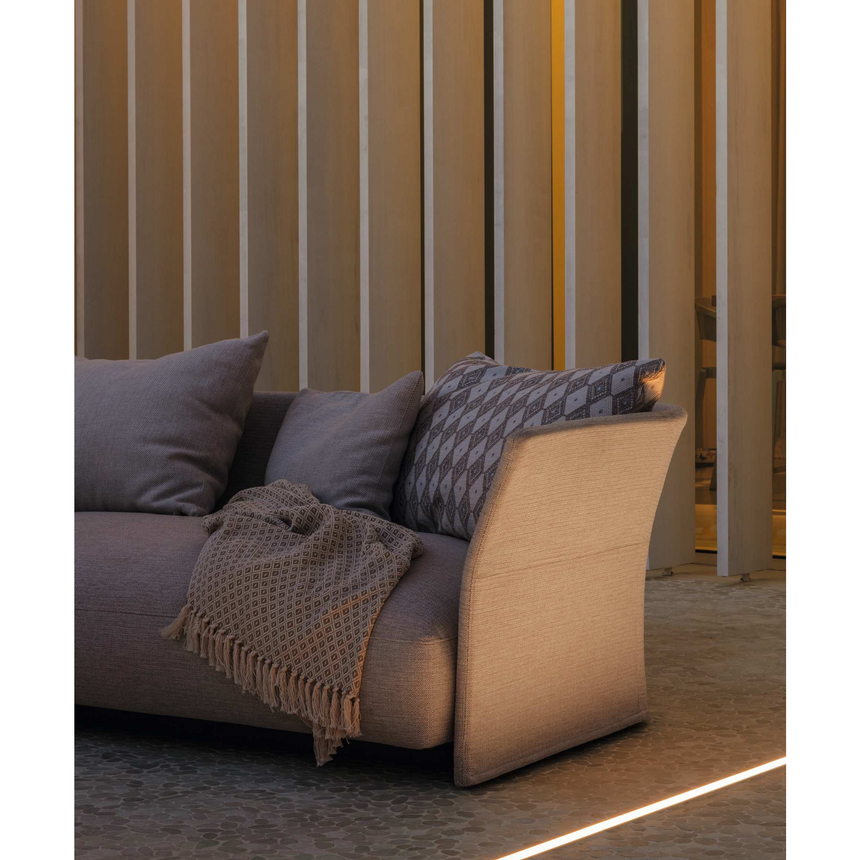 Printed Fabric 3-Seater Outdoor Sofa | Talenti Cliff | Italianfurniture.com