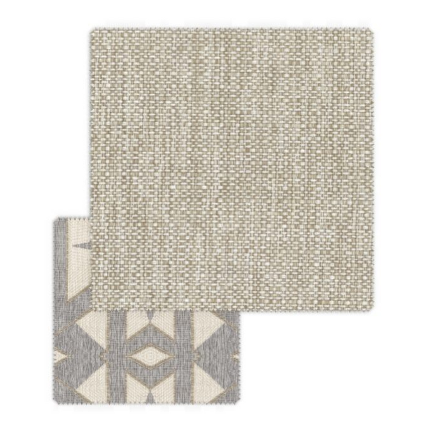 Printed Fabric 3-Seater Outdoor Sofa | Talenti Cliff | Italianfurniture.com