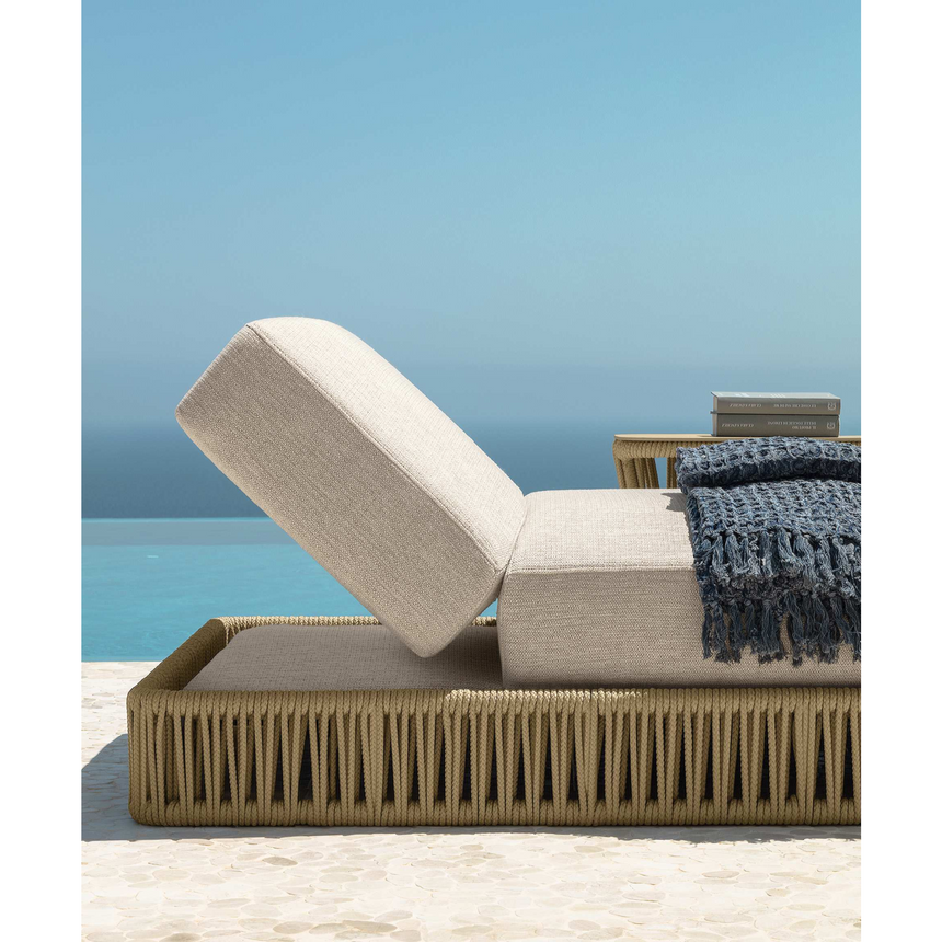 Braided Rope Sun Lounger | Talenti Cliff | Italianfurniture.com