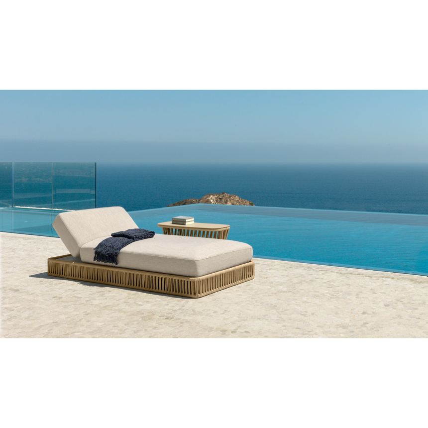 Braided Rope Sun Lounger | Talenti Cliff | Italianfurniture.com