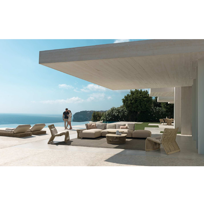 Braided Rope Sun Lounger | Talenti Cliff | Italianfurniture.com