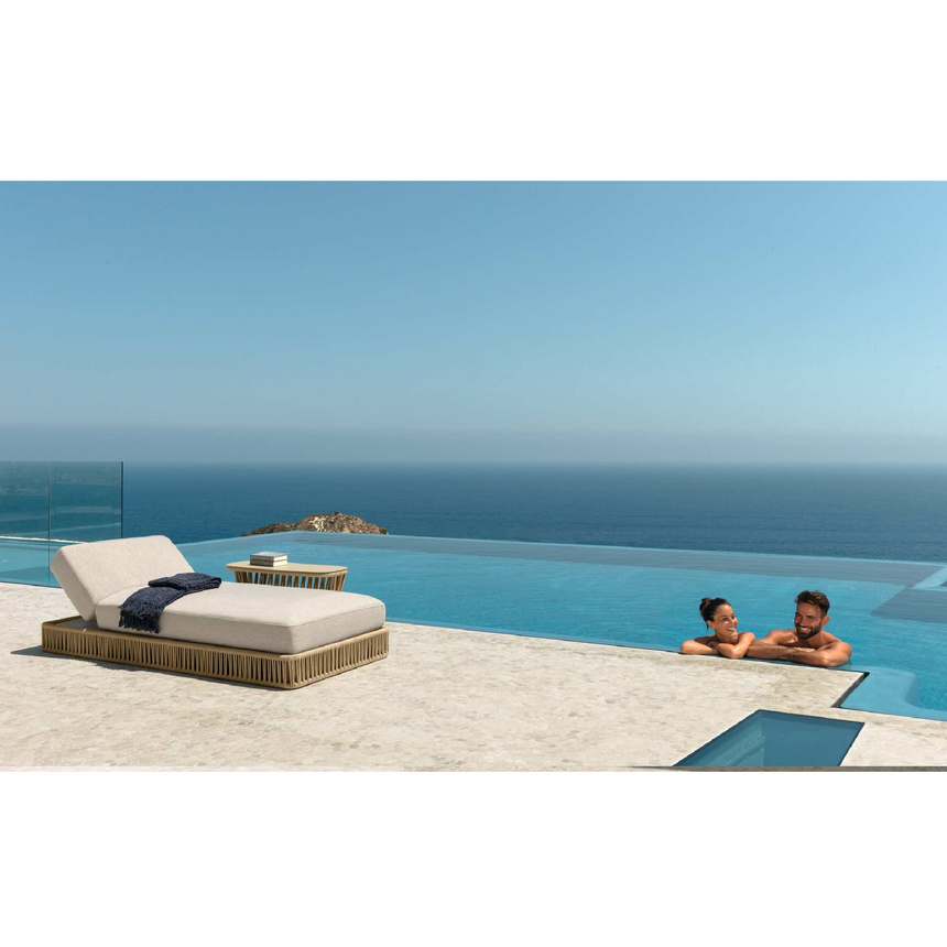 Braided Rope Sun Lounger | Talenti Cliff | Italianfurniture.com