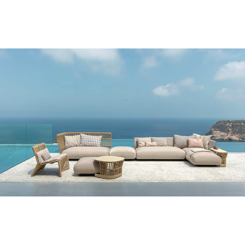 Aluminum Framed Outdoor Sofa | Talenti Leaf