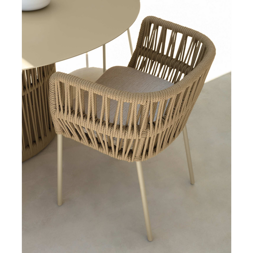 Rope Outdoor Dining Armchair | Talenti Cliff | Italianfurniture.com