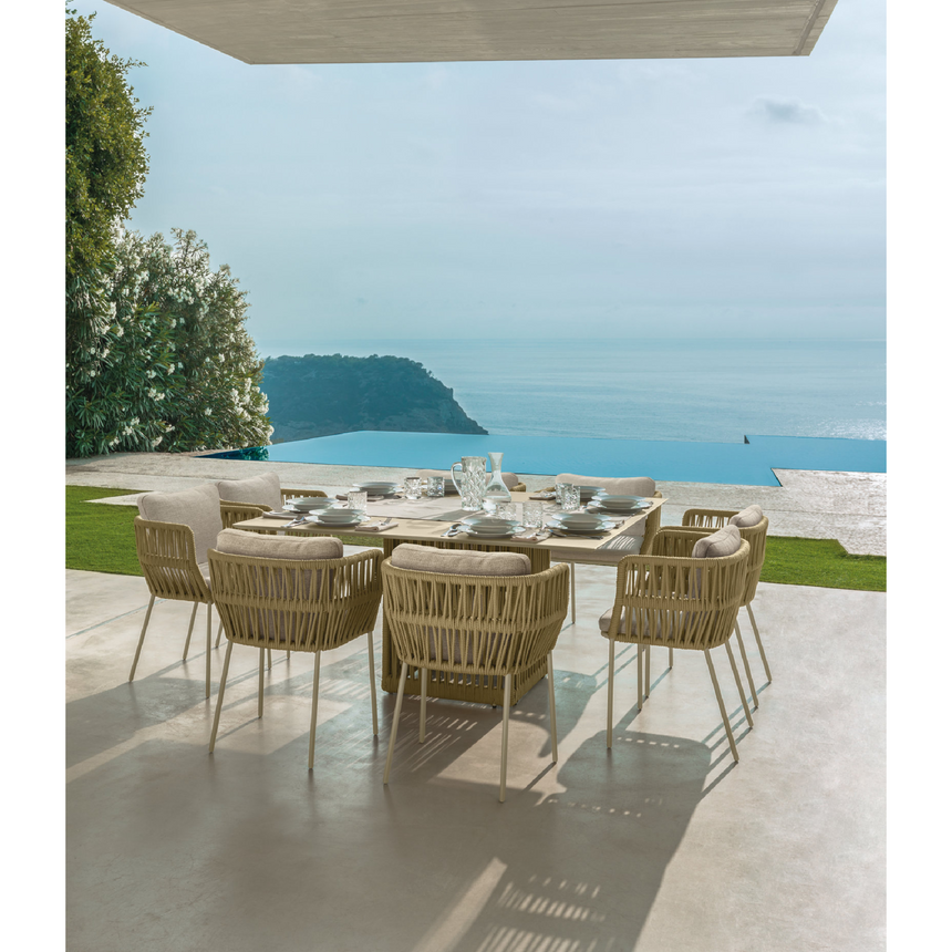 Rope Outdoor Dining Armchair | Talenti Cliff | Italianfurniture.com