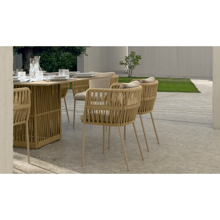 Rope Outdoor Dining Armchair | Talenti Cliff | Italianfurniture.com