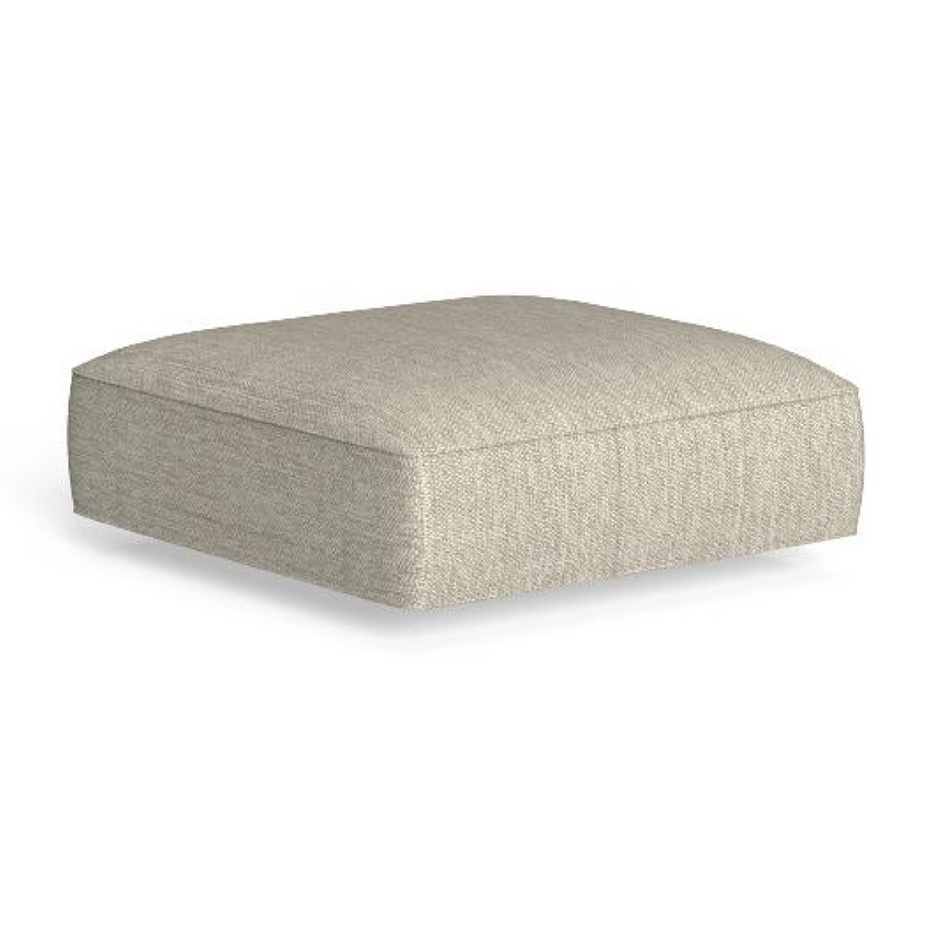 Fabric Square Outdoor Ottoman | Talenti Cliff | Italianfurniture.com