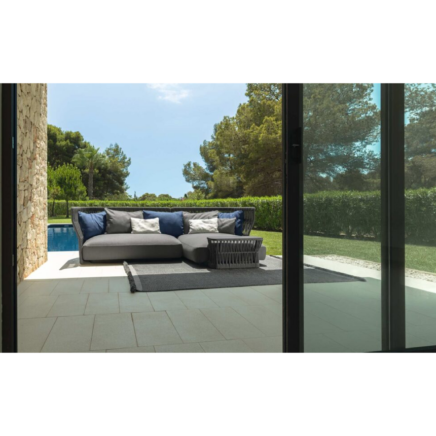 Braided Rope Outdoor Coffee Table | Talenti Cliff | Italianfurniture.com