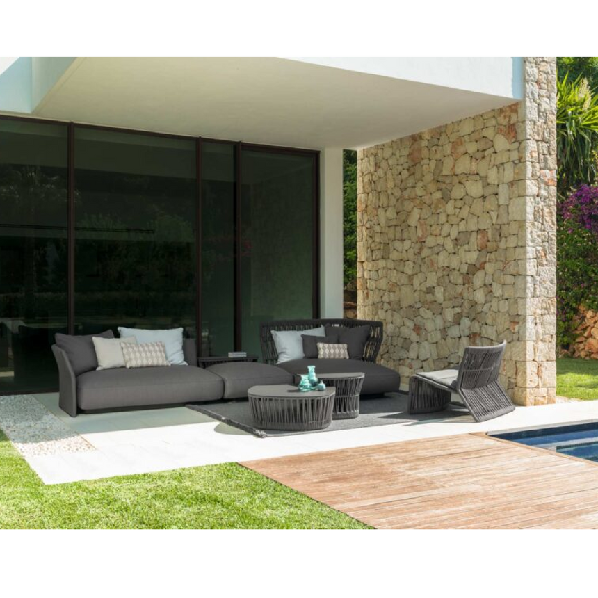 Braided Rope Outdoor Coffee Table | Talenti Cliff | Italianfurniture.com