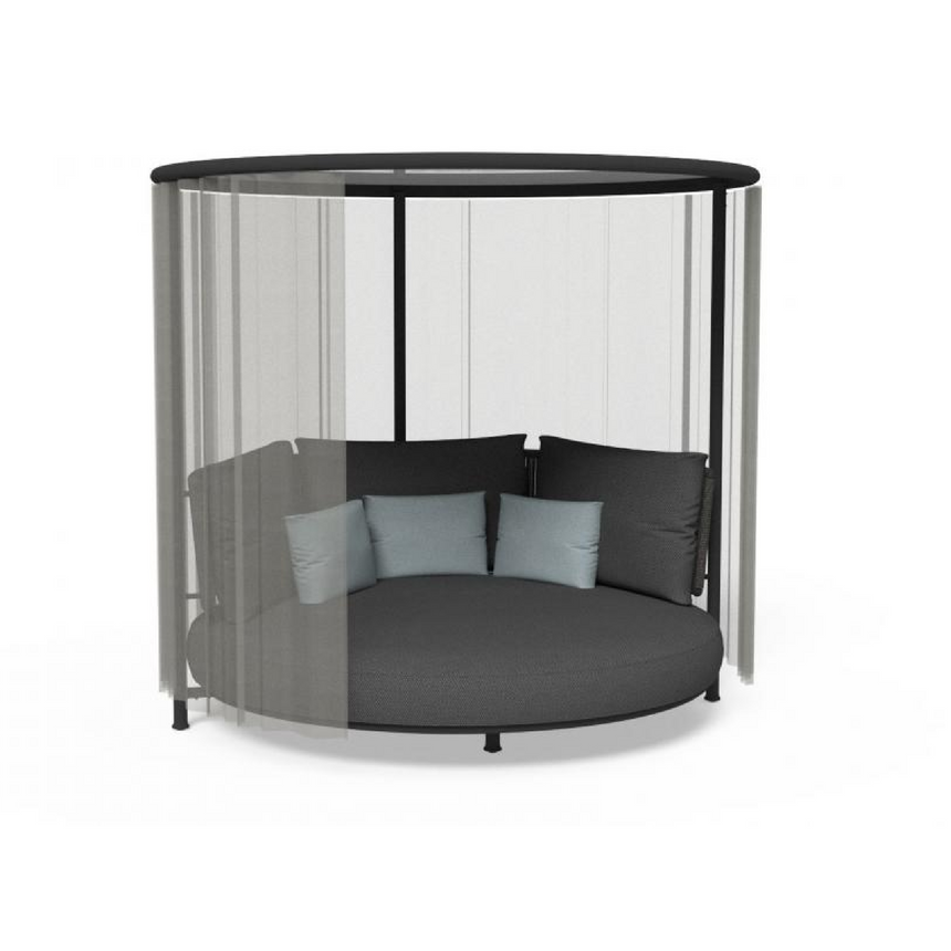 Round Canopy Daybed | Talenti Coral | Italianfurniture.com