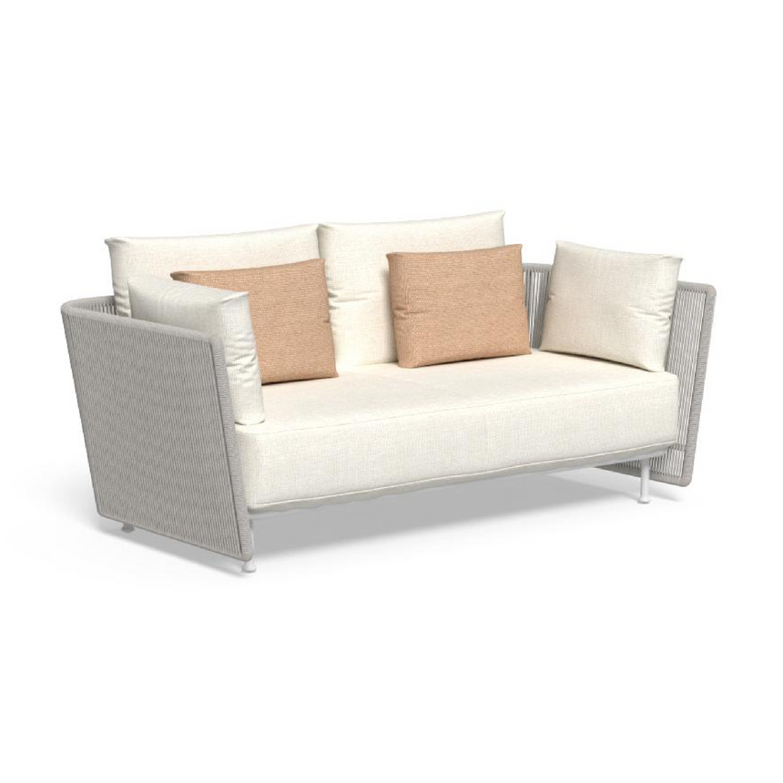 Nautical Rope 2-Seater Outdoor Sofa | Talenti Coral | Italianfurniture.com