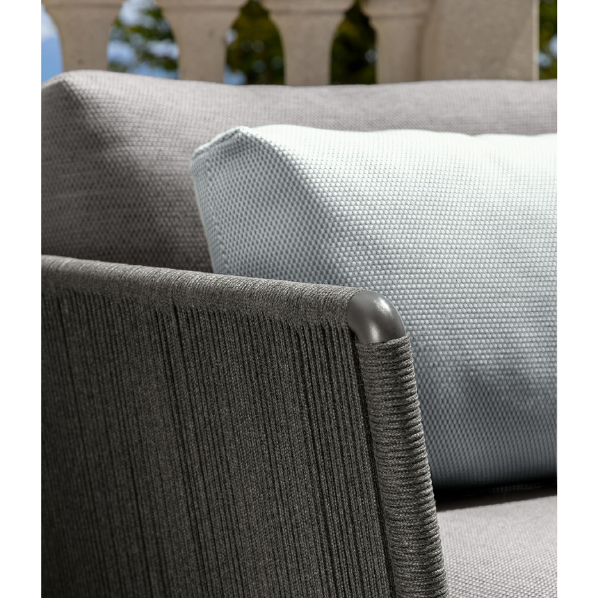 Nautical Rope 2-Seater Outdoor Sofa | Talenti Coral | Italianfurniture.com