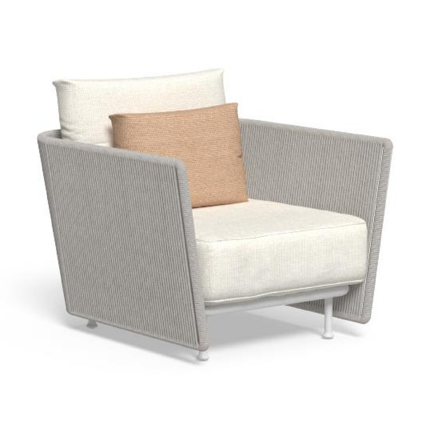 Nautical Rope Outdoor Armchair | Talenti Coral | Italianfurniture.com