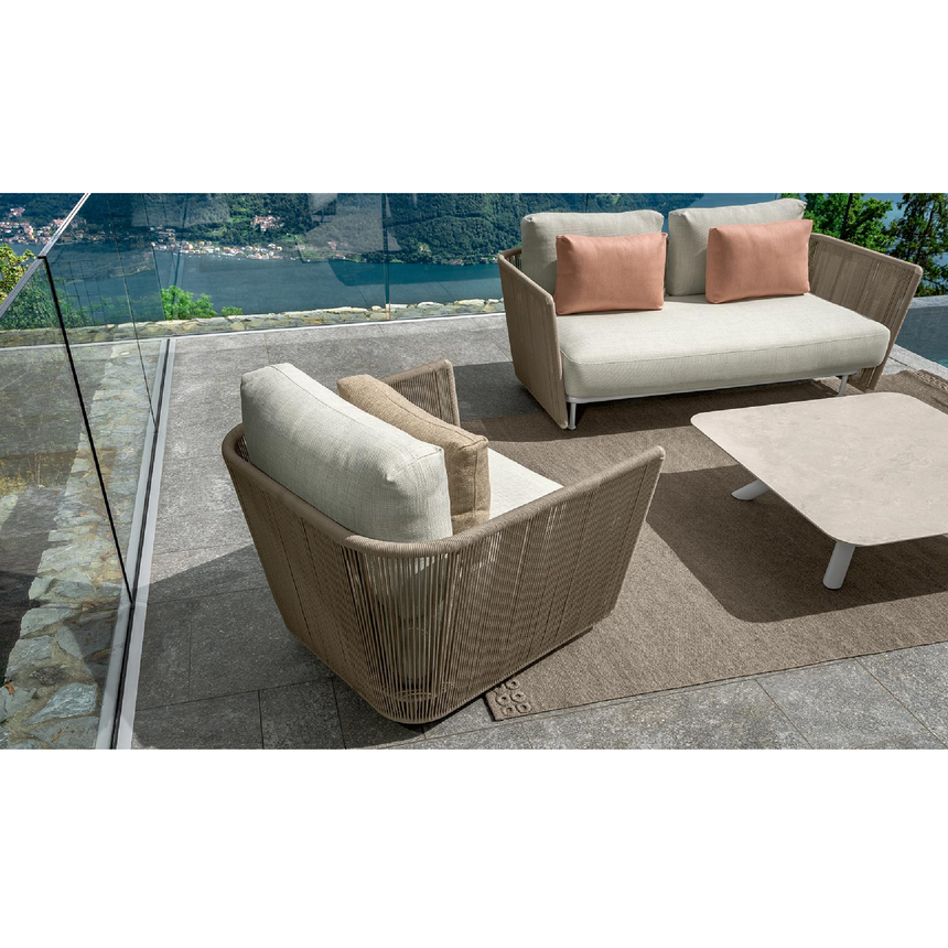 Nautical Rope Outdoor Armchair | Talenti Coral | Italianfurniture.com