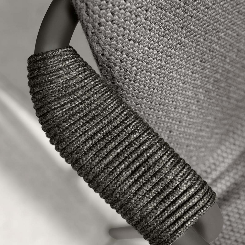 Fabric Outdoor Lounge Armchair | Talenti Coral | Italianfurniture.com