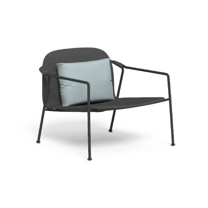 Fabric Outdoor Lounge Armchair | Talenti Coral | Italianfurniture.com