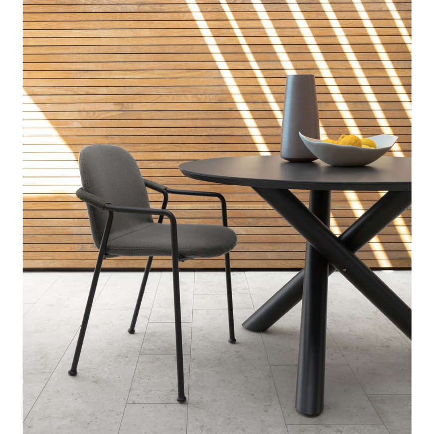 Fabric Outdoor Dining Armchair | Talenti Coral | Italianfurniture.com