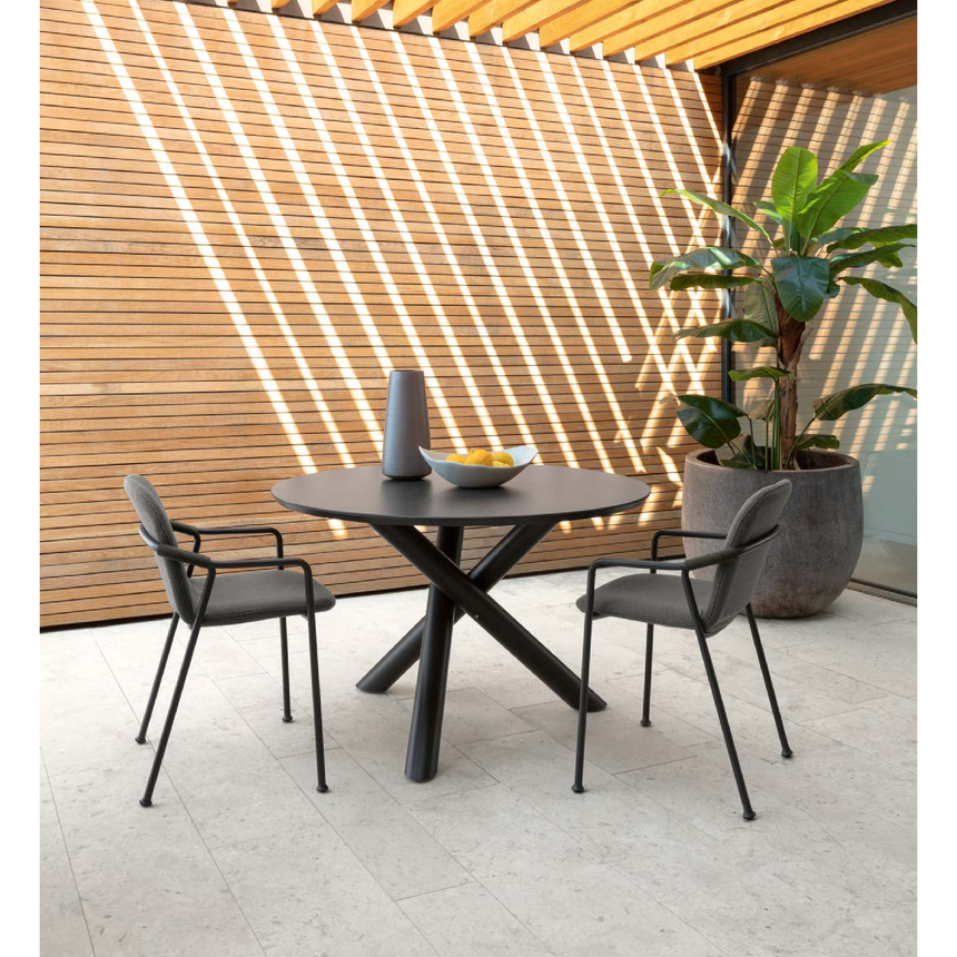 Fabric Outdoor Dining Armchair | Talenti Coral | Italianfurniture.com