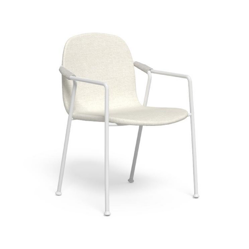 Fabric Outdoor Dining Armchair | Talenti Coral | Italianfurniture.com