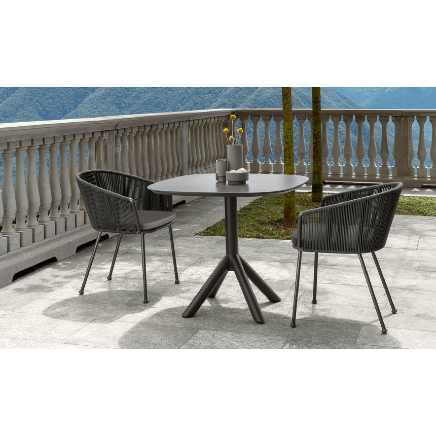 Nautical Rope Outdoor Dining Chair | Talenti Coral | Italianfurniture.com