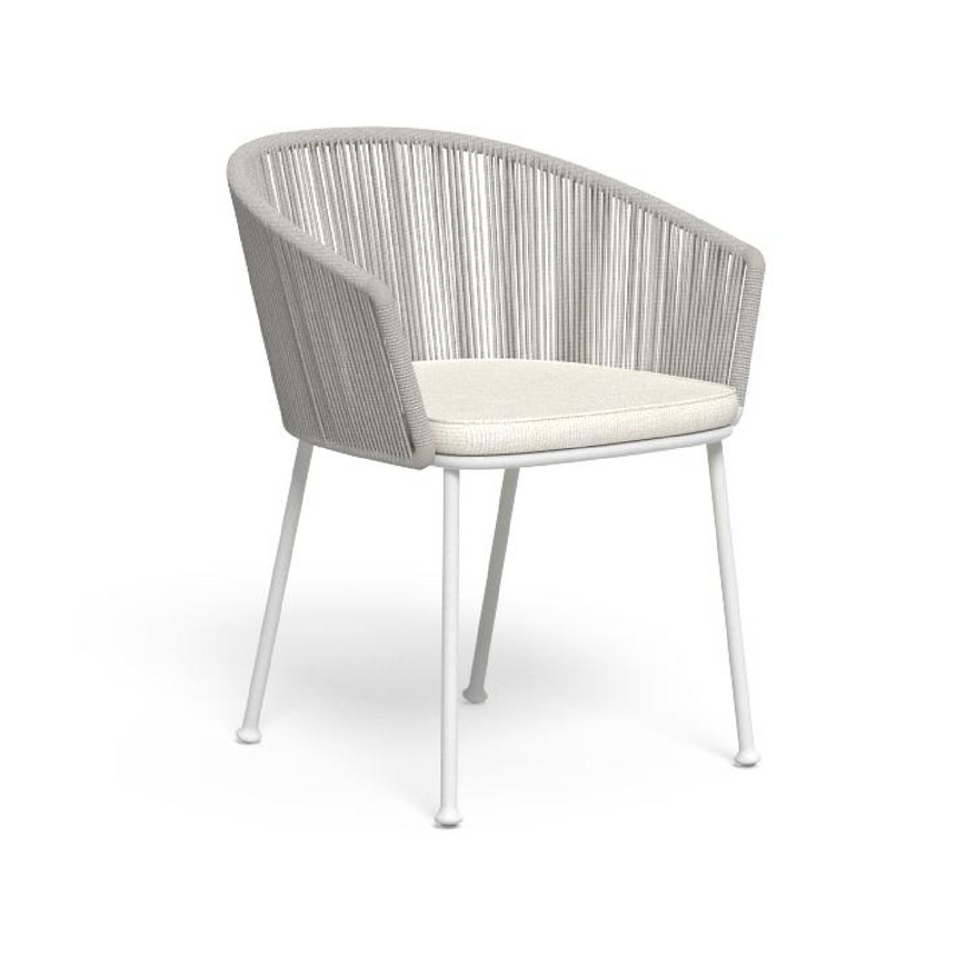 Nautical Rope Outdoor Dining Chair | Talenti Coral | Italianfurniture.com