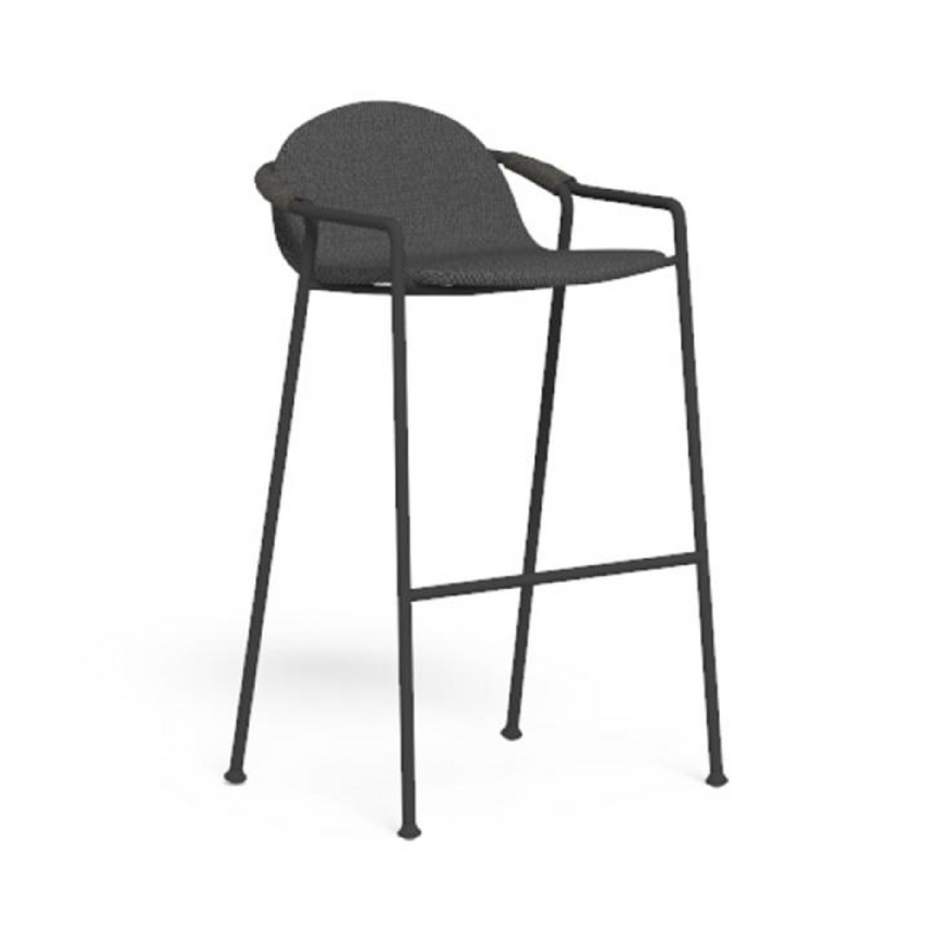 Fabric Outdoor Bar Stool | Talenti Coral | Italianfurniture.com