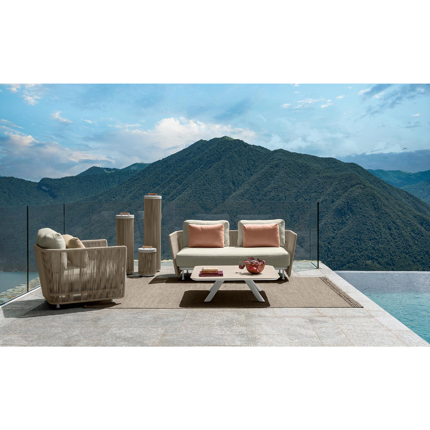 Splayed Leg Outdoor Coffe Table | Talenti Coral | Italianfurniture.com