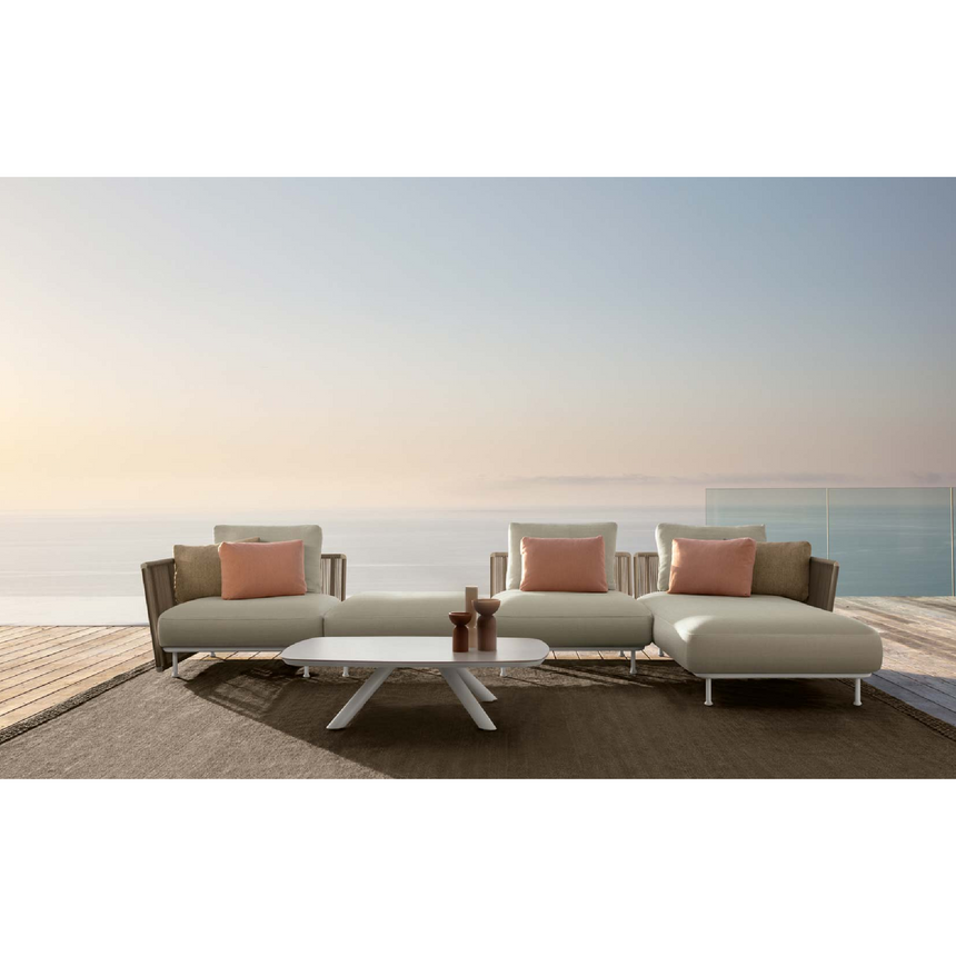 Splayed Leg Outdoor Coffe Table | Talenti Coral | Italianfurniture.com