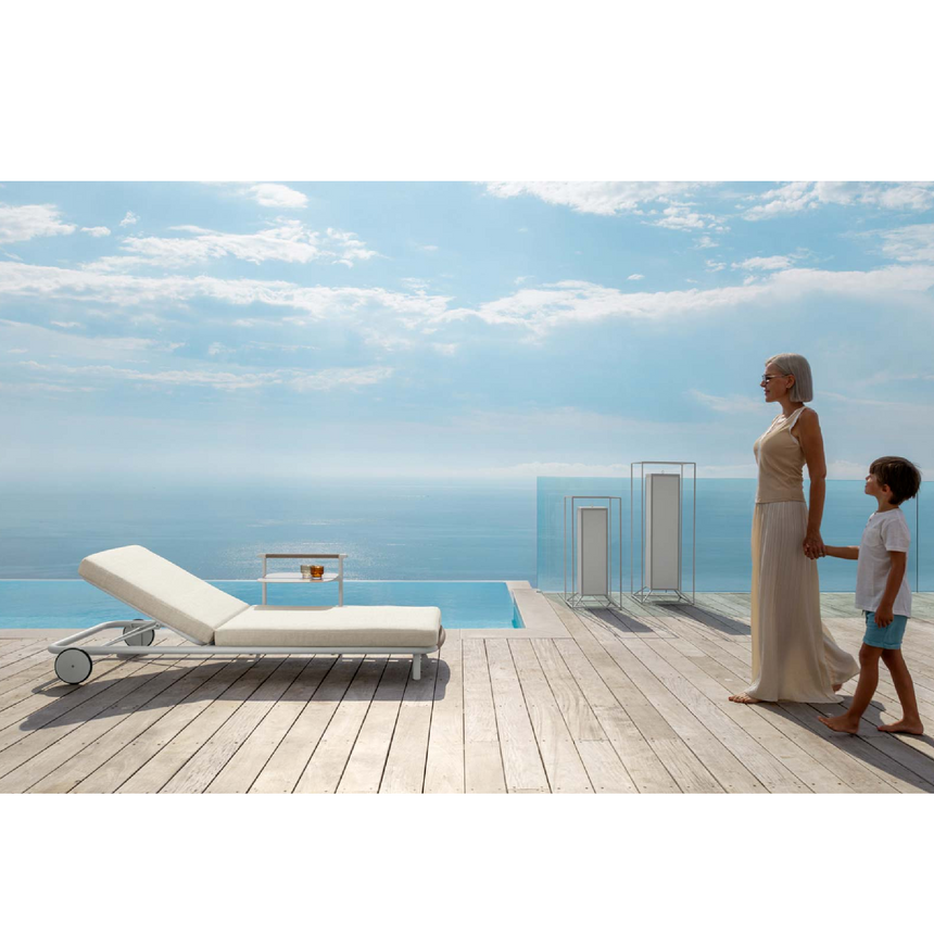 Ceramic Top Outdoor Side Table | Talenti Coral | Italianfurniture.com
