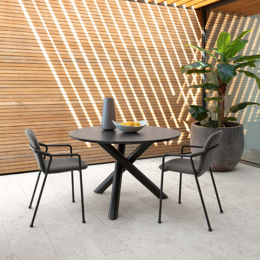 Ceramic Square Outdoor Dining Table | Talenti Coral | Italianfurniture.com