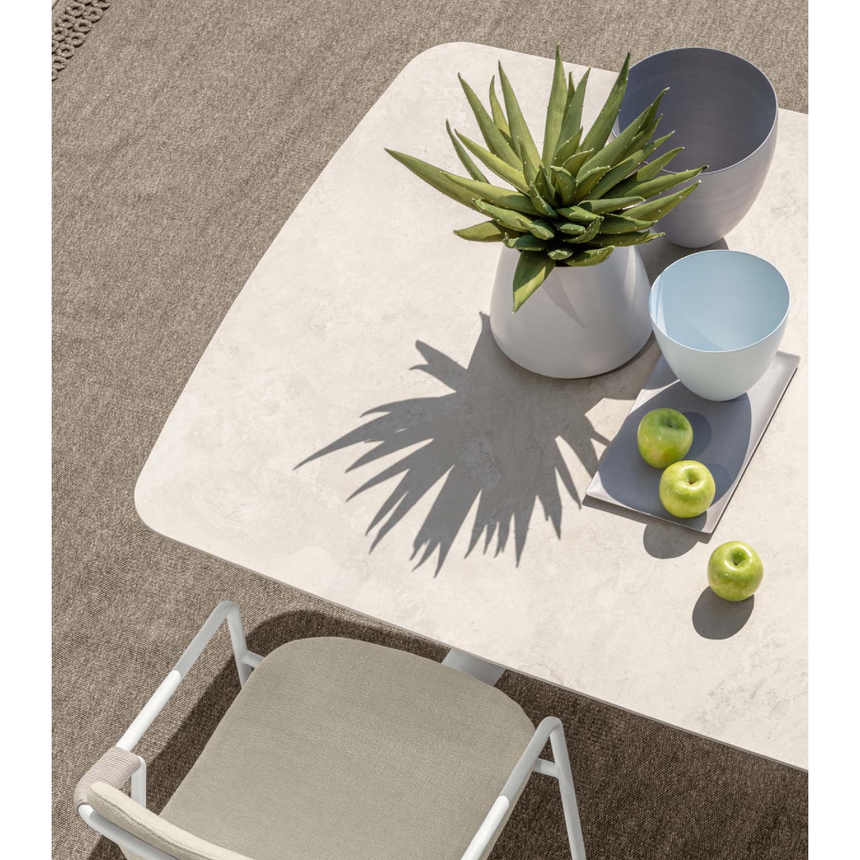 Ceramic Outdoor Dining Table | Talenti Coral | italianfurniture.com