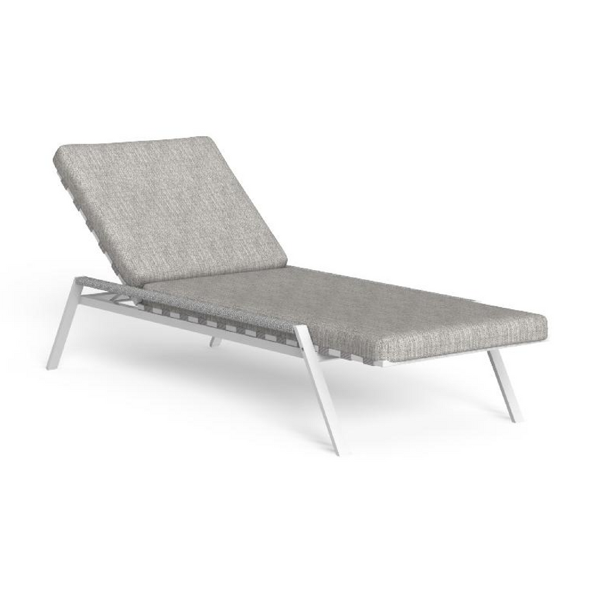 Padded Reclining Sun Lounger | Talenti Cottage | Italianfurniture.com