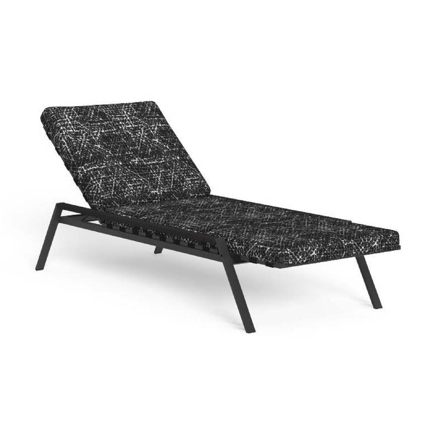 Padded Reclining Sun Lounger | Talenti Cottage | Italianfurniture.com