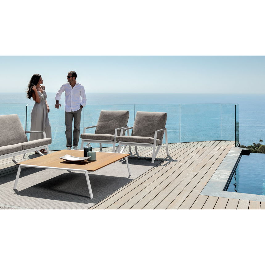 Padded Outdoor Living Armchair | Talenti Cottage | Italianfurniture.com